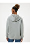 Oversize Hooded Sweatshirt Teddy Bear Themed Printed - 4