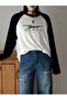 Tokio Hotel Raglan Long Sleeve Make Sense Printed White T-Shirt