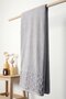 Nurpak Hazal Cotton Bath Towel 610 Gr - Gray