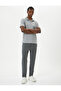 Polo T-Shirt Collar Detailed Buttoned Short Sleeve Textured - 2