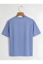 Unisex Oversize Plain Basic T-Shirt – Blue - 2