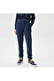 Women's Slim Fit Color Blocked Navy Blue Sweatpants - 3