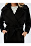 Long Cashmere Coat with Double Breasted Pockets - 5