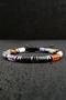 Natural Stone Bracelet, Tiger's Eye, Agate, Kiwi (Jasper), Amethyst, Howlite, Star Stone, Indian Agate, Sodalite - 3