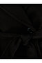Long Cashmere Coat with Double Breasted Pockets - 7