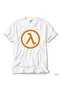 Half Life Logo White T-Shirt