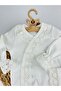 Thick Guipure Lace Baby Set with Side Snaps for Newborns Mevlüt Set Hospital Release - 2