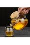 900 ml Heat Resistant Glass Herbal Tea with Bamboo Lid - Glass Jug with Teapot - 4