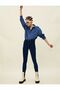 Ikon Dark Blue Multi-Lycra Thick Blue Skinny Jeans (FULL Elastane 7%)