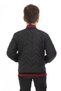 Boy's College Collar Lined Water and Windproof Zippered Pocket Jacket - 4