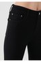 Women's A.C.A.I.P Women's Black High Waist Jeans Pants Colorfast Jeans (Color-Retaining) - 6