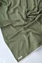 Knitted Pattern Baby Pique Organic Cotton Baby Blanket Khaki 100x120 cm - 2
