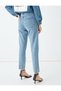 Irelia Light Blue Blue High Waist Lycra Mom Jeans Denim Jeans - 4