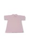 Children's Polo Neck School T-shirt Short Sleeve Powder Pink