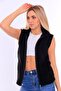 Women's Fur Welsoft Flat Collar Vest - 2