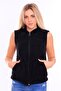 Women's Fur Welsoft Flat Collar Vest - 4