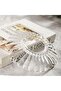 12 Piece Crystal Glass Snack Bowl, Presentation and Catering Set, Crystal Glass Snack and Dessert Plate Set - 6