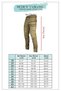 Men's Light Green Wide Cut Seasonal Gabardine Fabric Cargo Trousers with Side Pockets 1705421 - 2