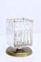 Crystal Stone Detailed Table - Lampshade Night Lamp and Bedside - 6