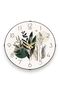 Muyika primavera bombe real glass silent mechanism 36cm wall clock pds-36 - 3