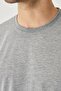 Men's Anthracite-brown Slim Fit Narrow Cut Crew Neck 100% Cotton Pack of 2 T-Shirts - 9
