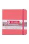 Talens Sketch Book 12x12cm Coral Red