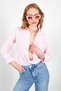 Pink Pocketed Linen Effect Women's Shirt |   Mks163420-01-3420 - 6