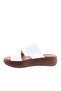 Women's Thick Banded Trock Thick Sole Slippers 61132110 - 3