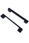 12 Pieces Marmara Handle 128 mm Black Kitchen Handle Drawer Cabinet Door Handle Metal Furniture Cabinet Handle - 7