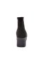 053 Women's Blunt Toe Ankle Boots with Elastic Sides and Heels Black Suede - 4