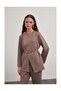 Scuba Fabric Belted Double Suit Set - 2