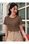 Women's Crew Neck T-shirt - Oversized t-shirt - 4