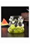 Coffee Color Bead and Grape Shaped Heat Resistant Borosilicate Pinterest Cup - 2