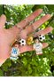 Ronaldo and Messi Mini Figure Couple Keychain - 2