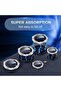 Galaxy S23 Ultra Compatible 9H Camera Protector Ultra Thin Metal Frame Silver [Set of 5] - 4