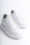 Dante Model Genuine Leather Women's White Lace-Up Thick Sole Sneakers Sneakers - 4