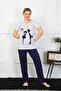 Women's Short Sleeve Combed Cotton Pajama Set 4208