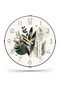Muyika primavera bombe real glass silent mechanism 36cm wall clock pds-36