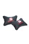 Luxury Neck Pillow with Seat Logo Double Artificial Leather