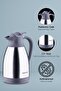 A749 Satina Max 1.5 Liter Stainless Steel Double Layer Antibacterial Picnic, Camping Thermos - 2