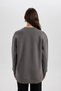 Regular Fit Crew Neck Embroidered Soft Furry Thin Sweatshirt Tunic B5604ax23au - 8