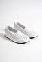 White Genuine Leather Inner and Outer Women's Comfort Orthopedic Mother's Shoe - 5