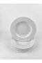 23 cm Dinner Plate with Flower Pattern on the Edges, Pack of 6