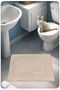Cotton Woven Bath Mat Vera 60X50 cm Beige
