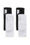 Set of 4 Hair Bands for Women and Men Yoga Athlete - Makeup Bandana, 2 Black & 2 White Towels with Velcro Bands