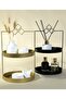 2-Tier Gold Metal Organizer - Multi-Purpose Organizer - Luna Prizma Triple - 3