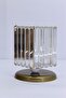 Crystal Stone Detailed Table - Lampshade Night Lamp and Bedside - 7