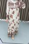 فستان زهرة مربوط بالقهوة - 4
