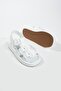 White Genuine Leather Women's Sandals - 4