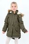 Girl's Water Repellent Fur Hooded Winter Coat - 7